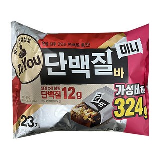 오리온 단백질바 미니, 1개, 324g