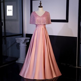 단아한 들러리 합창단 공연 뒤풀이 파티드레스 빅사이즈 오버 사이즈 큰드레스