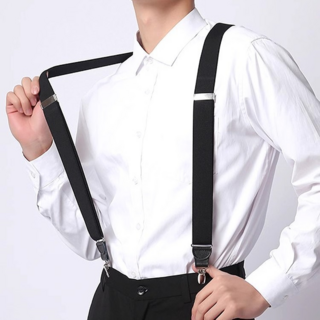 로멀리 남자 정장 멜빵 벨트