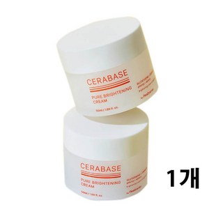바이 리얼베리어 세라베이스 퓨어 브라이트닝 크림 50ml 미백 피부보습 수분 영양 화이트닝 모든피부용 건성피부 지성피부 주름 리프팅, 1개