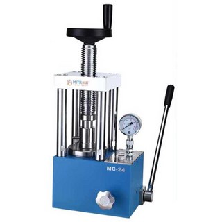 분말압착기 실험실 압제기 연구소 프레스 수동 압축기, 1개, 12톤