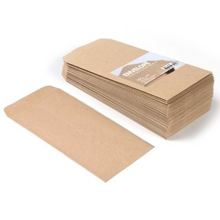 PaperPhant 하이퀄리티지 도톰한(120g) 크라프트지 세로형 봉투, 100매