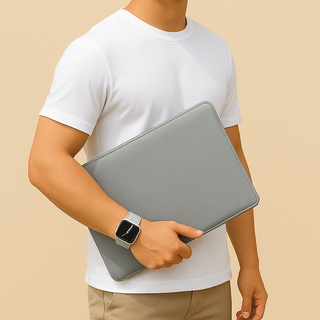 하이리브 각도UP 노트북 파우치, 1개, 다크 그레이