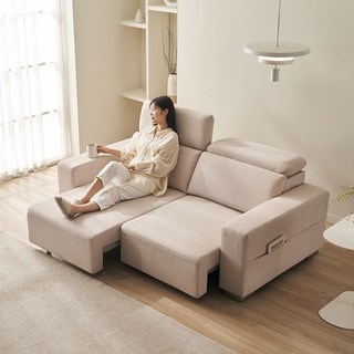 삼익가구 디포즈 모션쇼파 슬라이드 확장형 리클라이너 소파, 01. 3인용, 오트밀