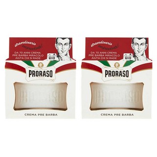 프로라소 프리-쉐이브 크림 오트밀 그린 티, 2개, 100ml