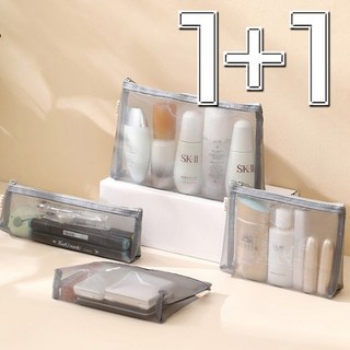 여행용 메쉬 파우치 투명 화장품파우치 메이크업 가방 망사 투명 이너백