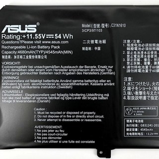 華碩 C31N1610 電池 Zenbook UX330 UX330C UX330CA 筆記型電腦電池, 1個, 變壓器65W(一體型)-40135