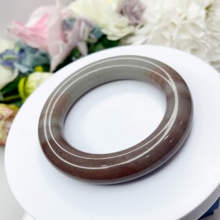 落日晚霞俏色星輝尋夢 內徑60mm 佘太翠玉手鐲 意境美手環 女款玉鐲