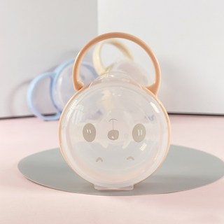 小熊寶寶 安撫奶嘴收納盒(1入)/3色可選, 粉色, 1個