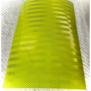 韓國流行 應援扇DIY 反光貼紙 正A4大小 高強蜂窩反光貼紙, 螢光黃, 1個