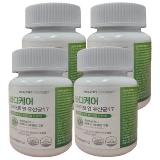 비에날씬 유산균 다이어트 bnr17 식약청인증 / 에이치딜리버리 다이어트 유산균 17 옵션선택, 4개, 60정