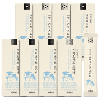 헤밀레 자연 상온 발효 그릭 요거트 스타터 유산균 19종, 8개, 10개입, 2g