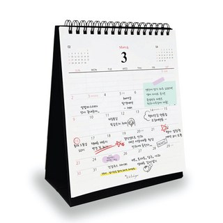 아이씨엘디자인 Desk Calendar M 2026, 블랙, 1개