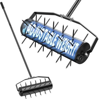 [ 778930 ] Lxuziud 수동 롤러 잔디 에어레이터 마당 및 정원용 스파이크가 미리 부착된 튼튼한 핸드 컴팩트한 토양을 위한 조립하기 쉬운 에어레이터 도구 관리를, [ 778930 ] Lxuziud 수동 롤러 잔디 에어