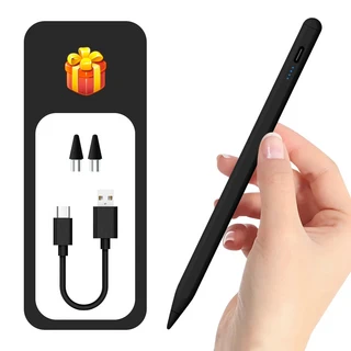 안드로이드 휴대 전화 용 범용 스타일러스 펜 iPhone 태블릿 터치 HUAWEI XIAOMI iPad Pencil 용량 성 화면, 05 black