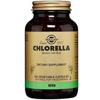 SOLGAR 綠藻補充素食膠囊, 100顆, 1罐