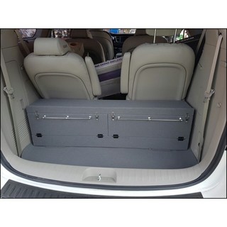 카니발 트렁크정리함 / 페이스리프트(하이브리드공용) 4세대 더뉴 올뉴 그랜드 카니발 수납함 사물함, 올뉴카니발 (14~18년), 양문형, 베이지