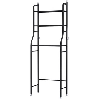 碳鋼三層馬桶置物架，適用浴室收納, 1個, 馬桶置物架-經典黑:僅限宅配(現貨)