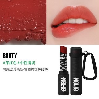 NOLIE保溼滋潤水光潤脣膏口紅易上色黃油滋潤無色保溼防乾裂 L.F.S, 1個, 潤脣膏 磚紅色