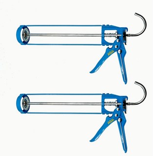 台灣製ORX不滴膠矽利康槍填縫膠槍打糊槍矽力康槍silicone槍, 1個, R712金屬骨架不滴膠『2支』