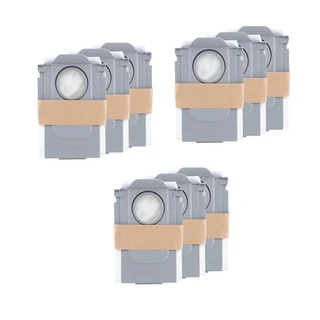 Roborock Qrevo Curv P20 로봇 진공 청소기 부품 먼지 상자 가방 빈 도크 액세서리 용 기존 봉투, 01 9pcs