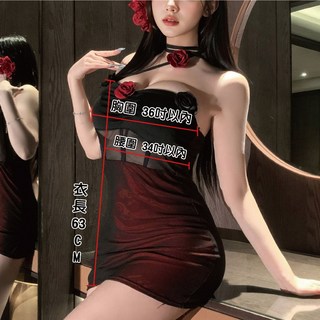 掛脖網紗連身裙夜店包臀裙小禮服：性感露背花朵洋裝，展現迷人曲線