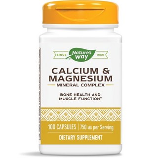 Nature's Way 然萃維 鈣鎂複合膠囊, 100顆, 1罐