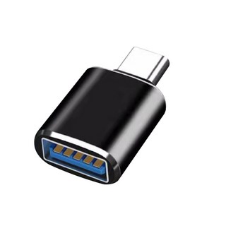 平果 OTG轉接頭 USB3.0轉接頭 Type-C傳輸 快充轉換器, 1個, Type-C 轉USB 3.0 黑色