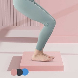 데드리프트 헬스 요가 매트 밸런스 패드 대형 3color top+19699Pq, 블랙 특대(50x40x6cm)