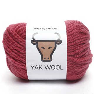 삼남뜨개실 야크울 100g 5+1 울실 뜨개실 대바늘실 의류실 겨울실 털실, 23 핫핑크