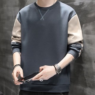 簡約百搭男士長袖衛衣 - 寬鬆薄款春秋新款