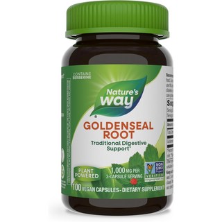네이처스웨이 Nature's Way 프리미엄 허브 골든씰 뿌리 루트 100 정, 1개, 100정