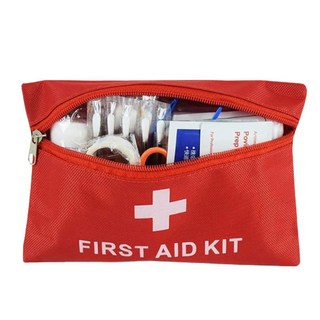 비브랜드 패브릭 방수 등산용 응급키트 캠핑 휴대용 구급함, 1개