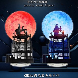 抱漫閣 無縫夾層文豪野犬系列太宰治動漫立牌，精緻周邊收藏，展現獨特風格, 1個, 印度風情-泉鏡花Izumi Kyouka,中立牌無縫夾層平均15.5CM見對比圖