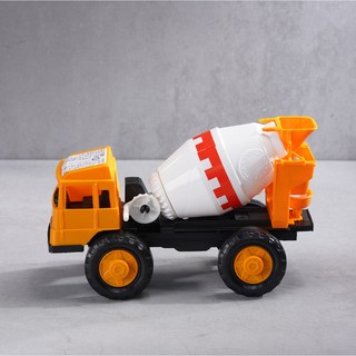 台灣製 挖土機 推土機 砂石車 水泥車 怪手 沙灘工程車 玩具車 (小胡玩具), 1個