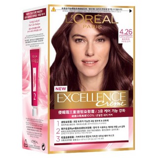 L'OREAL PARiS 巴黎萊雅 優媚霜染髮霜, 1個, 紫棕色