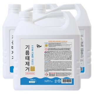 몽블 기름때제거 오븐크리너(골드) 4L x 3개, 1세트, 12L