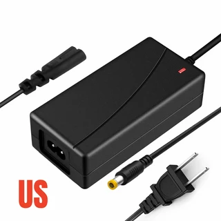 스마트 리튬 배터리 충전기 36V 10S 10AH 전기 자동차 호버 보드 밸런스 휠 EU 미국용 42V 5.5x2.1mm DC, 02 미국