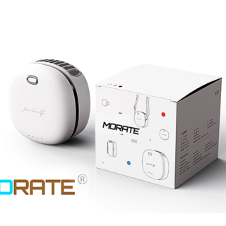 모레이트 깔끔한 휴대용 목걸이 선풍기 (화이트)