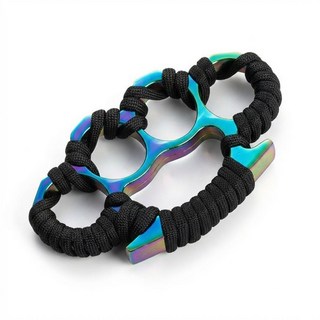 호신용 고강도 자기 방어 너클 간편 주먹 강화 안전 반지