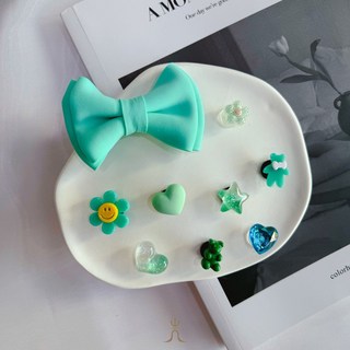 WEIIN Crocs韓國鞋扣蝴蝶結系列九件組，可愛甜美韓風，多樣造型輕鬆打造個人時尚