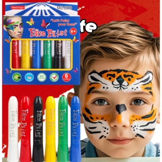 핼러윈 페이스페인팅 6색 크레용세트 (파티 코스튬)