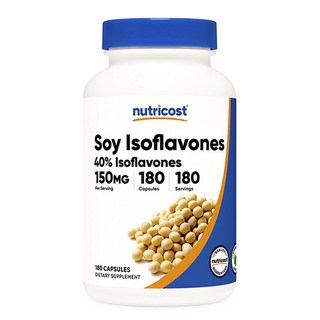 nutricost 大豆異黃酮膠囊 150mg, 180顆, 1罐