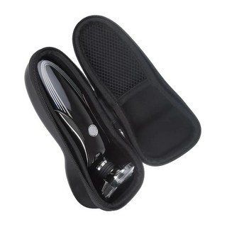 (호환) 전기 면도기 케이스 파우치 여행용 브라운 필립스 파나소닉, 블랙(면도기없음), 1개, 1개입