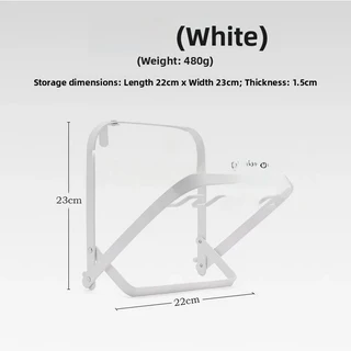 야외 캠핑용 금속 쓰레기통 홀더 창의적인 가정용 주방 봉투 거치대 보관 정리 도구, 에그롤 테이블 개폐형 쓰레기통 화이트