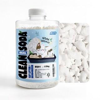 기화 고양이모래 탈취제 클린소다 오리지널, 1개, 1.15kg