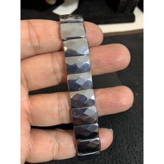 14mm鈦赫茲能量石高純度99.9%快速融冰鑽切面精緻手排女版，可開立台灣鑑定所證書，三種包裝可選, 1個, 錦盒,14mm