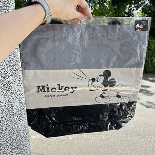 米奇帆布手提袋 - 米老鼠拉鏈袋
