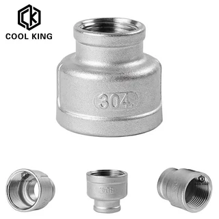 1/8 "1/4" 1/2 1 "2" BSP 암나사 감속기 304 스테인레스 스틸 파이프 피팅 커넥터 어댑터, 01 SS304, 19 1 to 3I4 Inch, 03 Female Male reducer