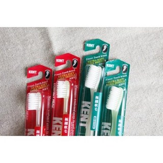 일본직수입 켄트칫솔 콤팩트 초극세모(1p) 작은헤드, 레몬그린